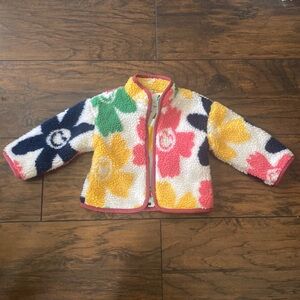 12 months Stella McCartney Kids Sherpa Floral Spring Jacket